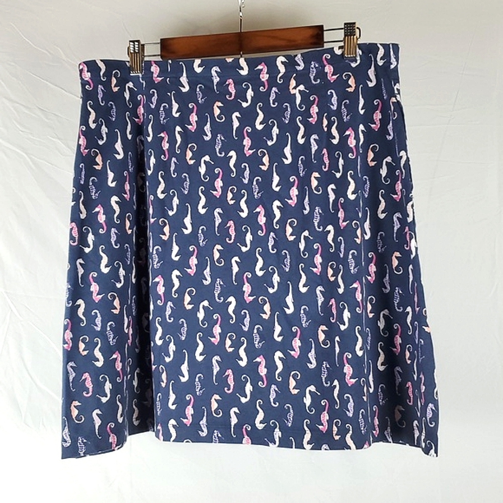 J Jill A-Line Seahorse Pull On Skirt - Picture 3 of 5